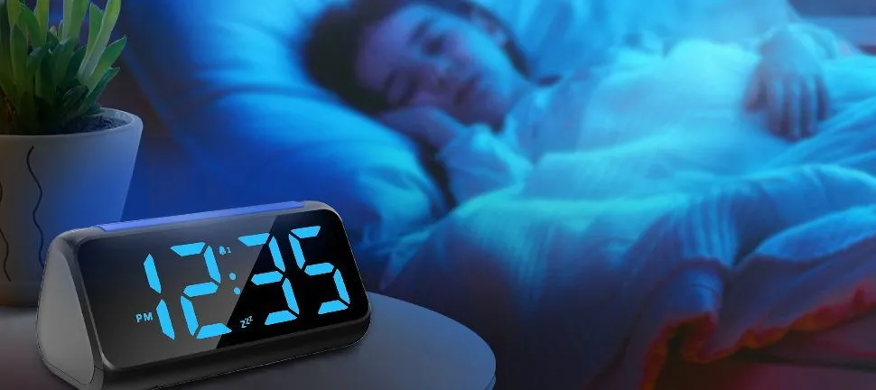 Netzu Big-Number Clock with Night Light